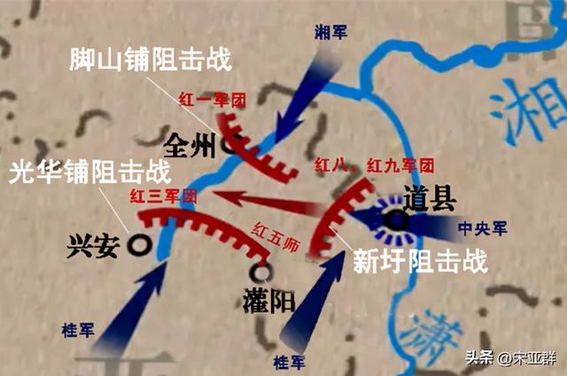 中国工农红军长征路线示意图，中国工农红军长征路线示意图简图